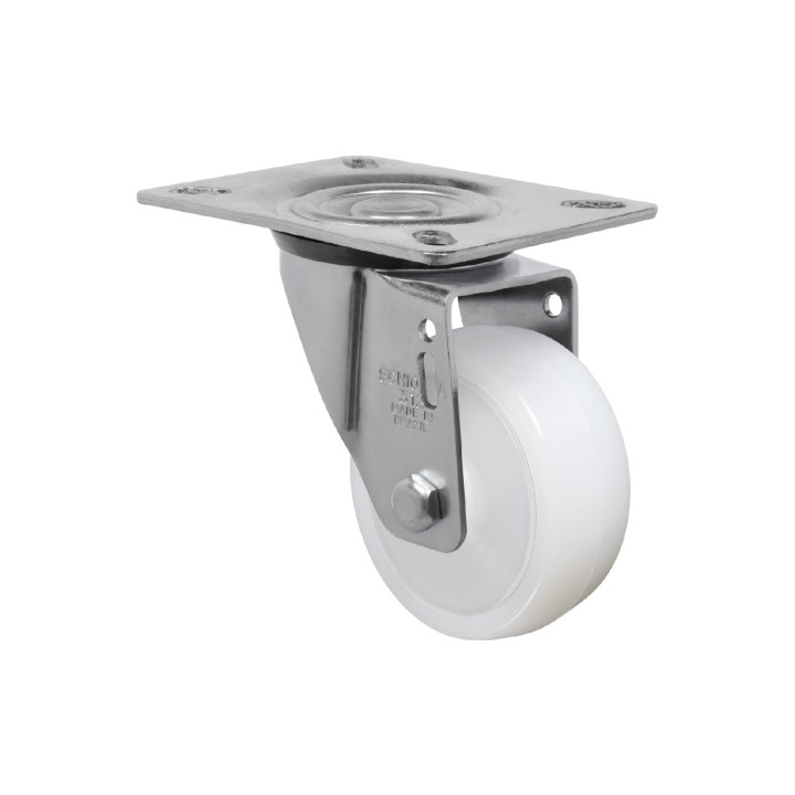 RUEDA GIRATORIA SIN FRENO 170KG/100MM NYLON TÉCNICO