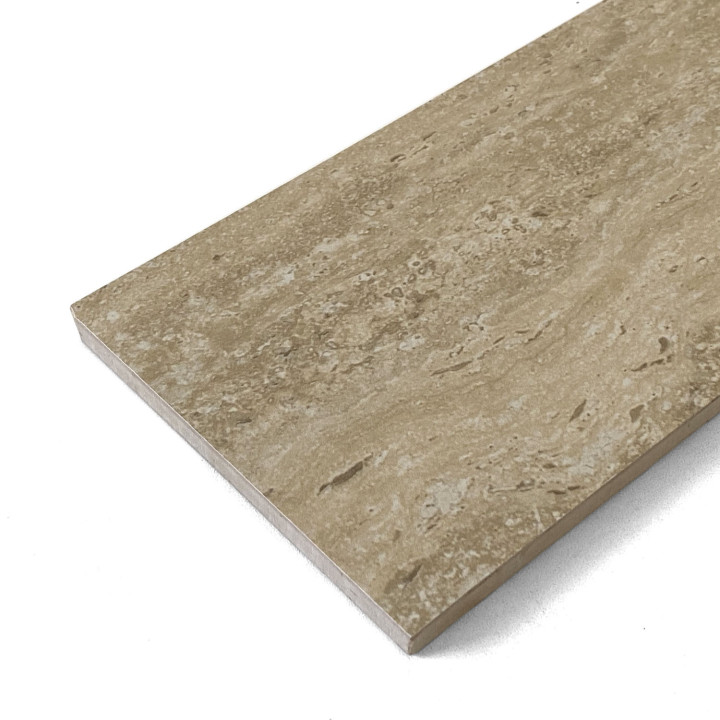GRES PORCELANICO MARMOL TRAVERTINO OSCURO