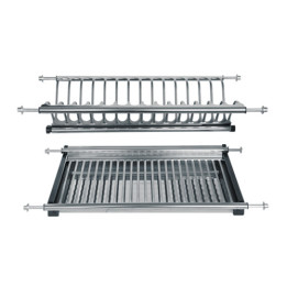SECAPLATO 304 CON BANDEJA 280X565MM INOX SATIN