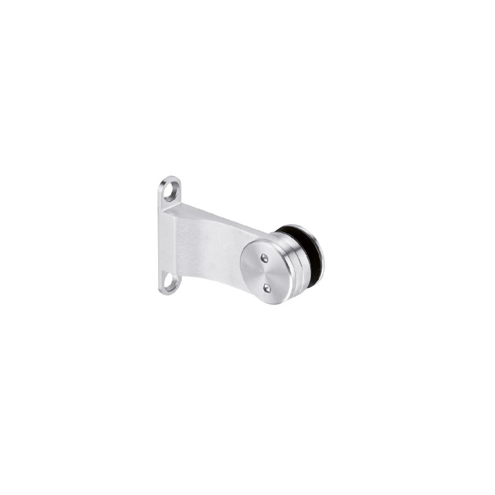 SOPORTE CRISTAL/MURO 90°