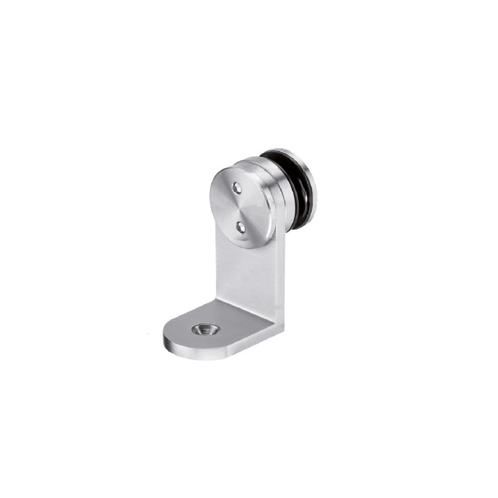 SOPORTE FIJO CRISTAL A PARED O SUELO 90°