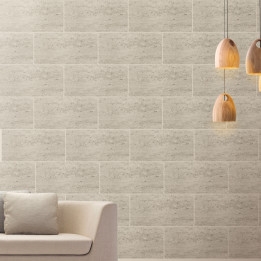 GRES PORCELANICO TRAVERTINO MÁRMOL CLARO 30X60