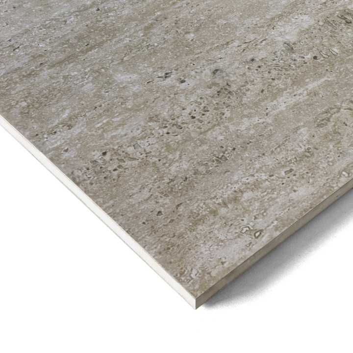 GRES PORCELANICO MARMOL TRAVERTINO OSCURO