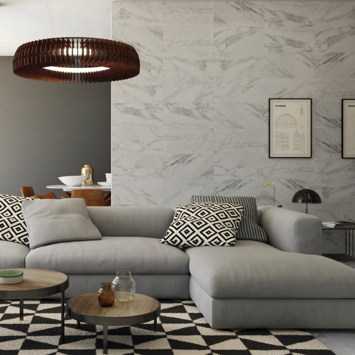 CERAMICA MURO BRILLO CARRARA WHITE RECTIFICADA