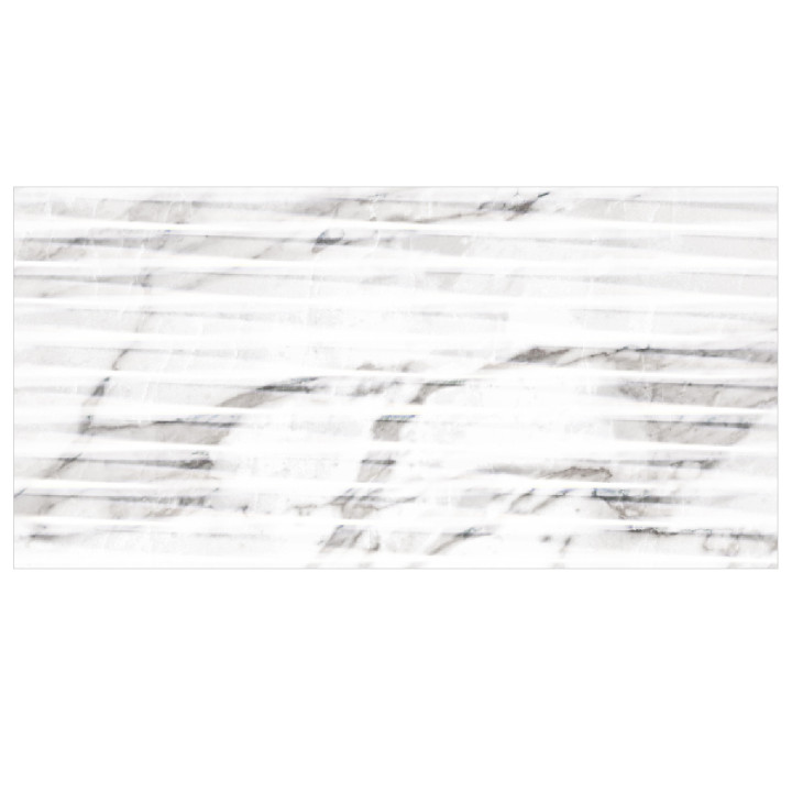 CERAMICA MURO BRILLO CARRARA LINED WHITE RECTIFICADA