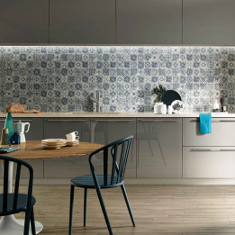 CERAMICA MURO MATE PATCHWORK BLUE 20X60