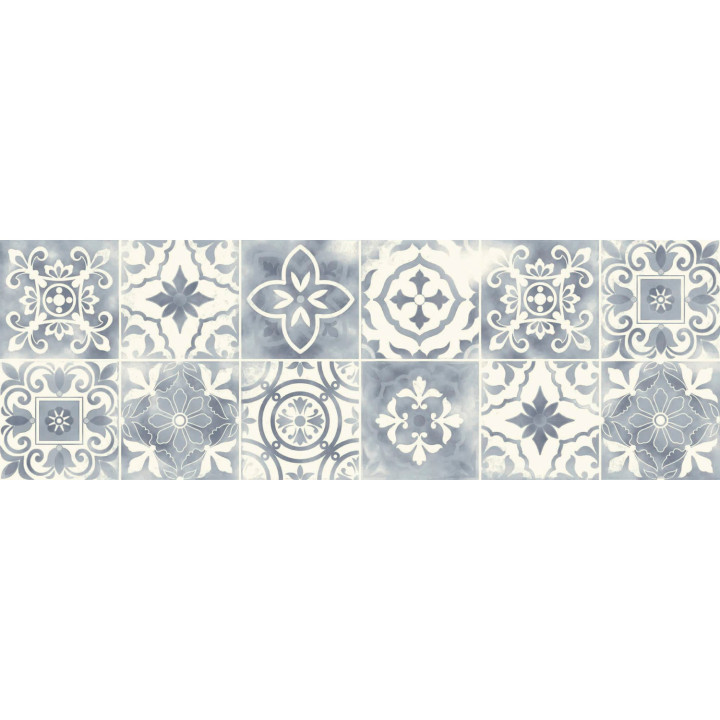CERAMICA MURO MATE PATCHWORK BLUE 20X60