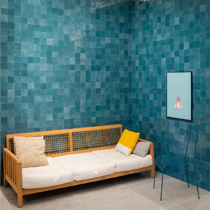 CERAMICA MURO BRILLO MELANGE AQUA MARINA