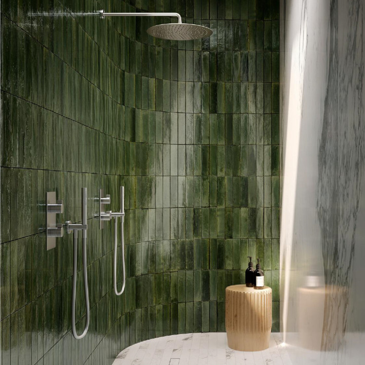 PORCELANATO BRILLO LOOK OLIVA