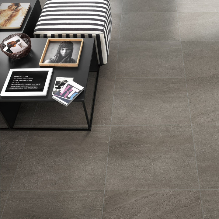 GRES PORCELANICO SANDSTONE BLACK 60X60