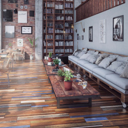 GRES PORCELANICO MADERA REBEL MULTICOLOR