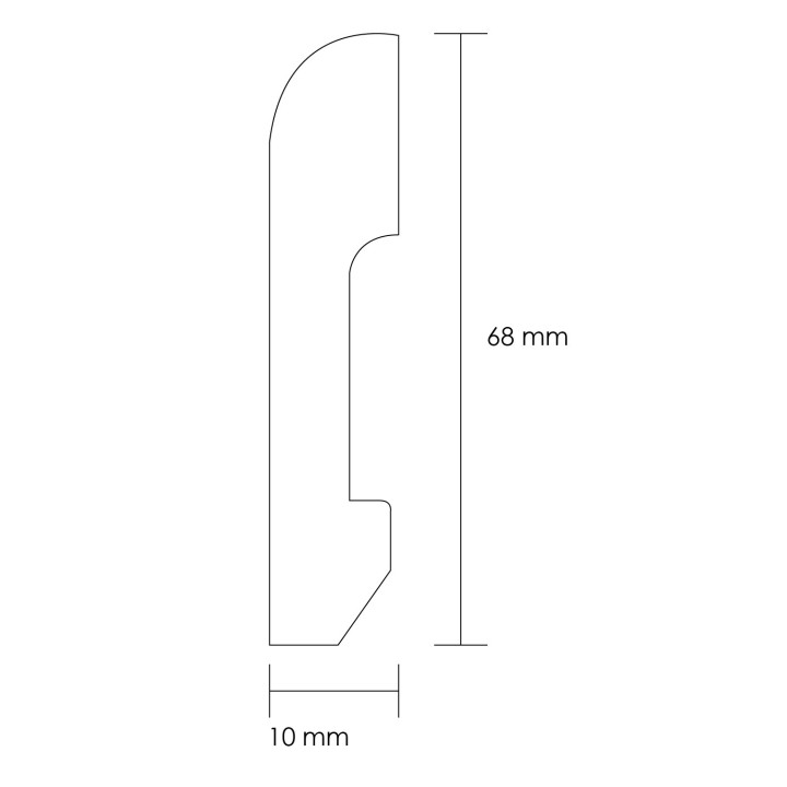 DISPLAY DE GUARDAPOLVOS 68X10 GRIS PERLA