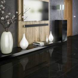 GRES PORCELANICO BRILLO NIRVANA BLACK