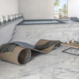 GRES PORCELANICO MARMOL AURORA BIANCO