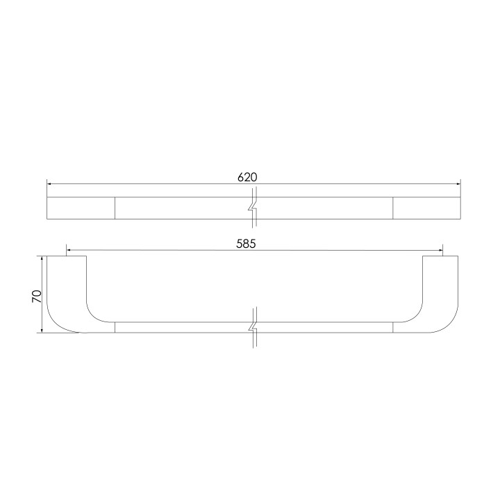 TOALLERO BARRA 6201INOX