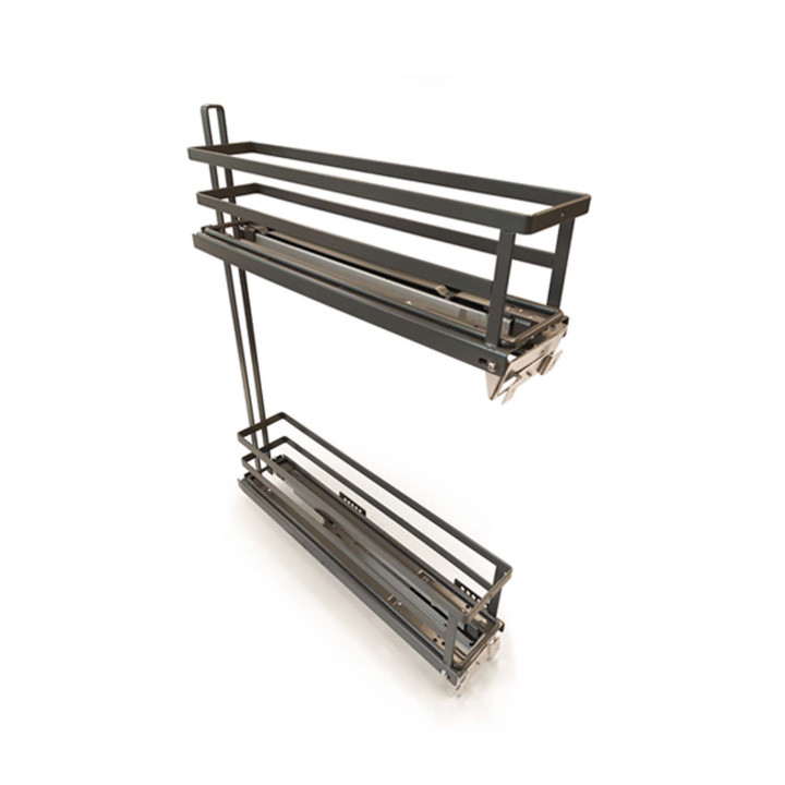 ESPECIERO LAT. DER FLAT GREY 150 MM 2 NIVEL DARK GREY