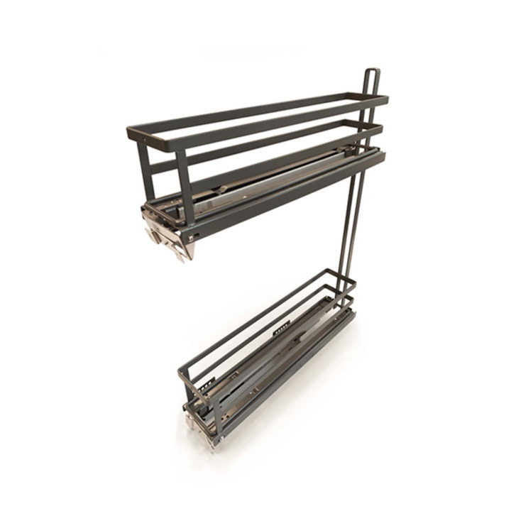 ESPECIERO LAT. IZQ FLAT GREY 150 MM 2 NIVEL DARK GREY