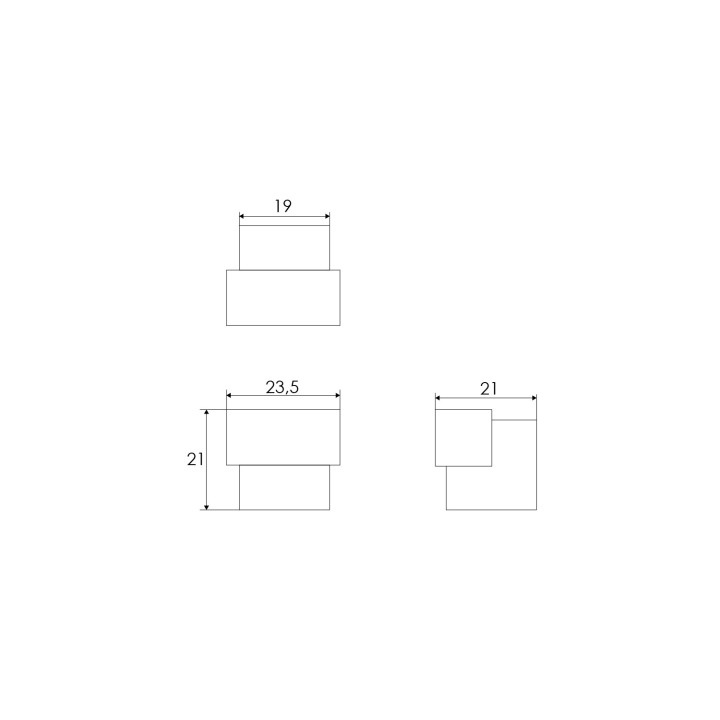 TOPE PUERTA QUADRO