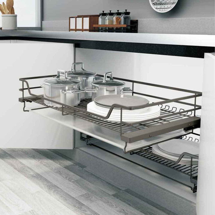 CAJON SIMPLE EXTRAIBLE 600MM FLAT GREY DARK GREY