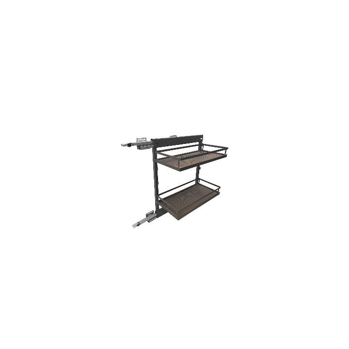 ESPECIERO LAT. IZQ FLAT GREY 300MM 2 NIVEL DARK GREY