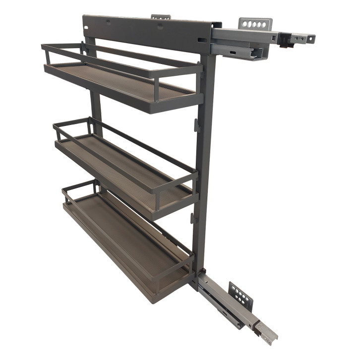 ESPECIERO LAT. DER FLAT GREY 200MM 3 NIVEL DARK GREY