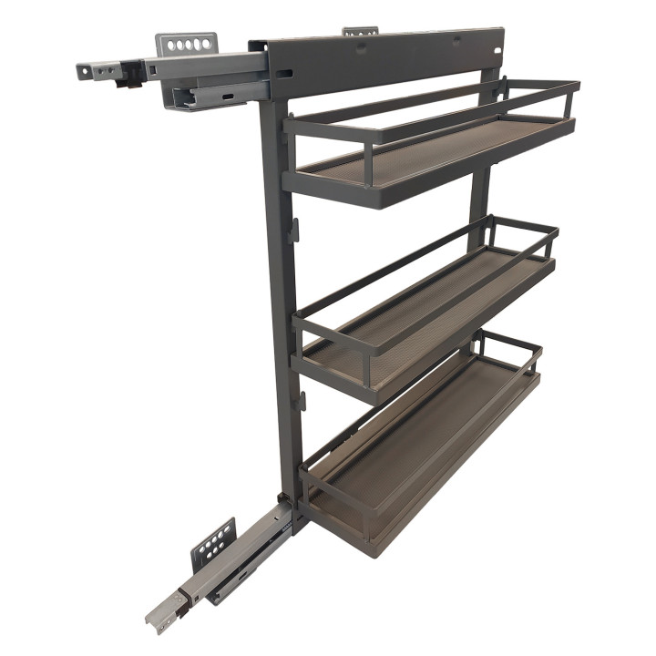 ESPECIERO LATERAL IZQ. 3 NIVEL. 200MM FLAT GREY DARK GREY
