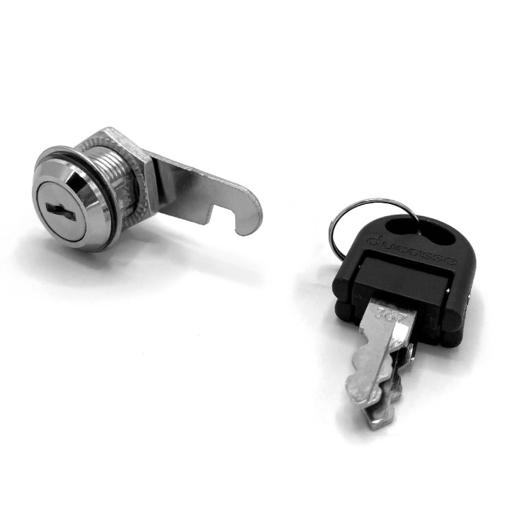 CERRADURA GUANTERA 30MM CROMO DAP