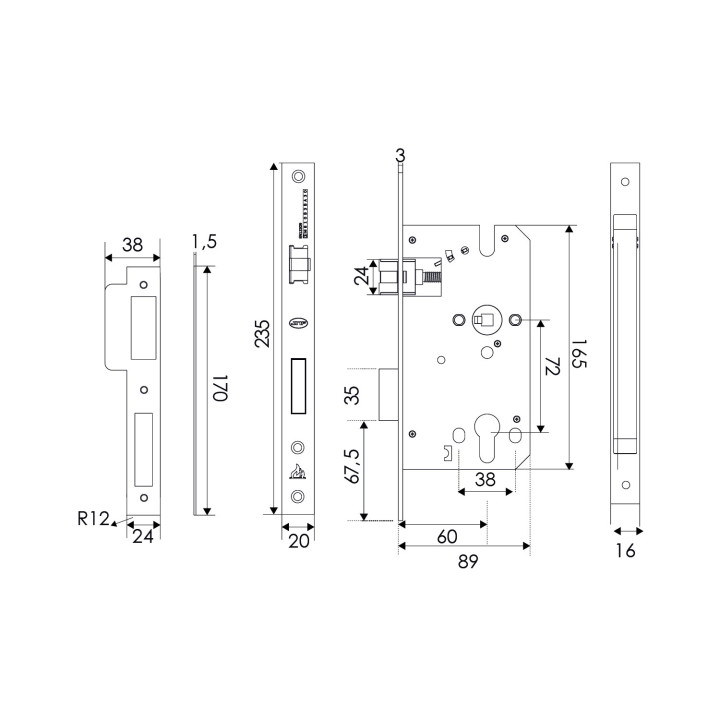 CERRADURA MULTIPLE JNF 985