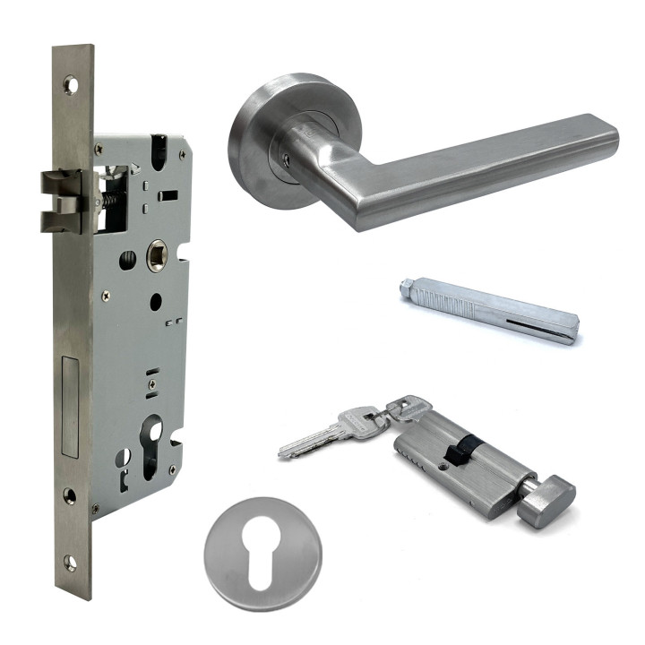 KIT 2809 MACIZA/5085 INOX OFICINA / ACCESO / DORMITORIO