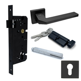 KIT BJ79222 NEGRO OFICINA / ACCESO / DORMITORIO