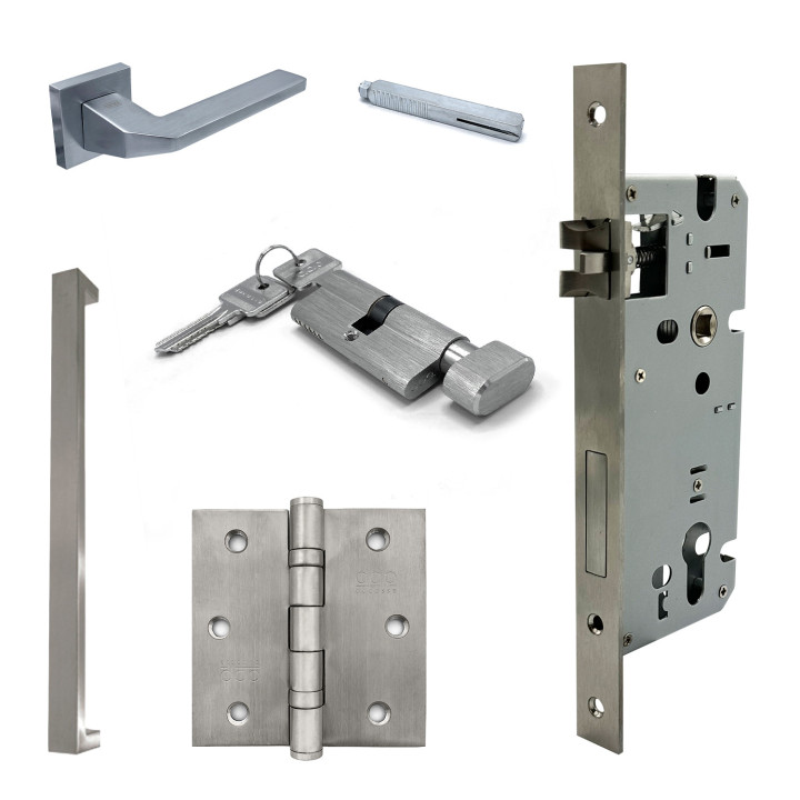 SET ACCESO/OFICINA CROMO ST INOX DOOR DAP BJ2211B