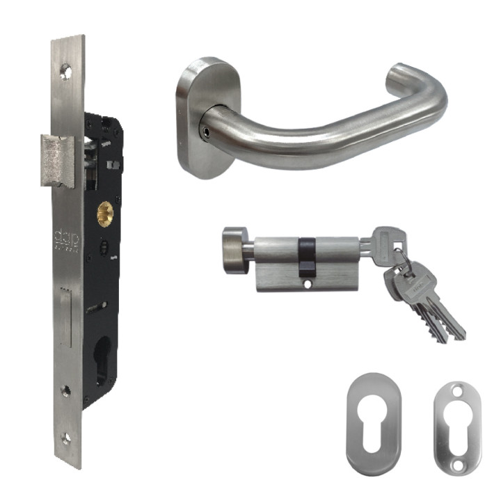 KIT PERFIL INOX OFICINA/ACCESO 2814/TP60