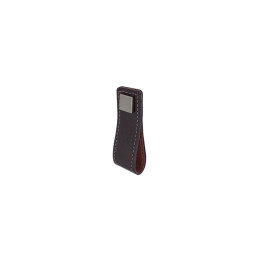 TIRADOR COLGANTE B227 LATON CUERO 81 MM