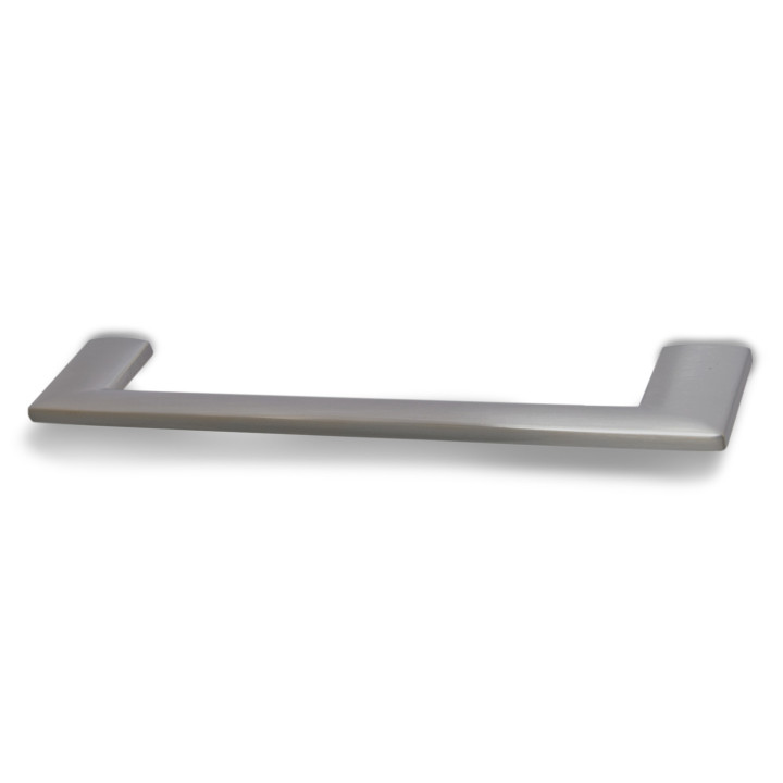 TIRADOR MUEBLE H185 160MM NICKEL SAT.