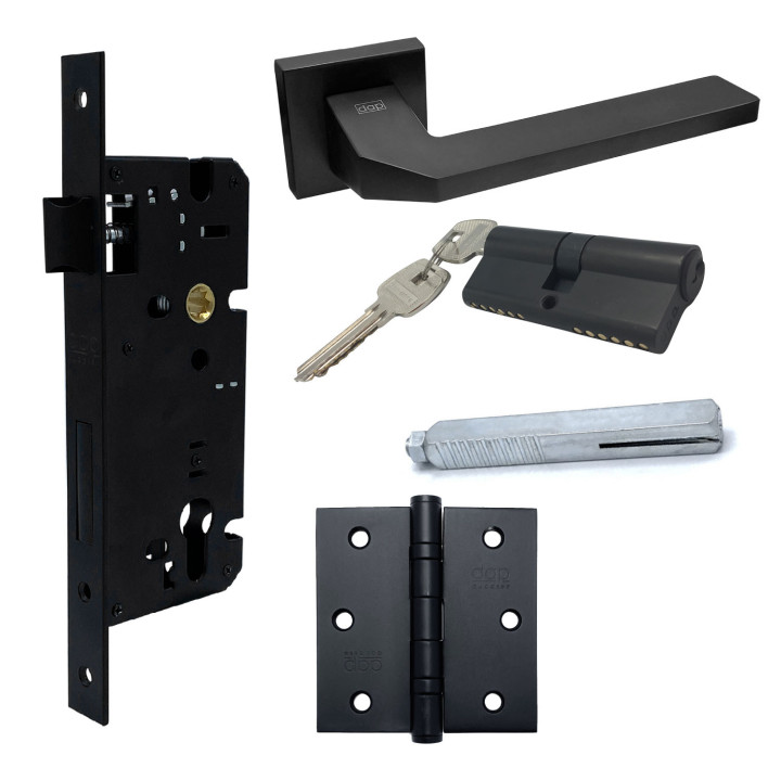 KIT BJ79222 NEGRO ACCESO + BISAGRAS NEGRAS