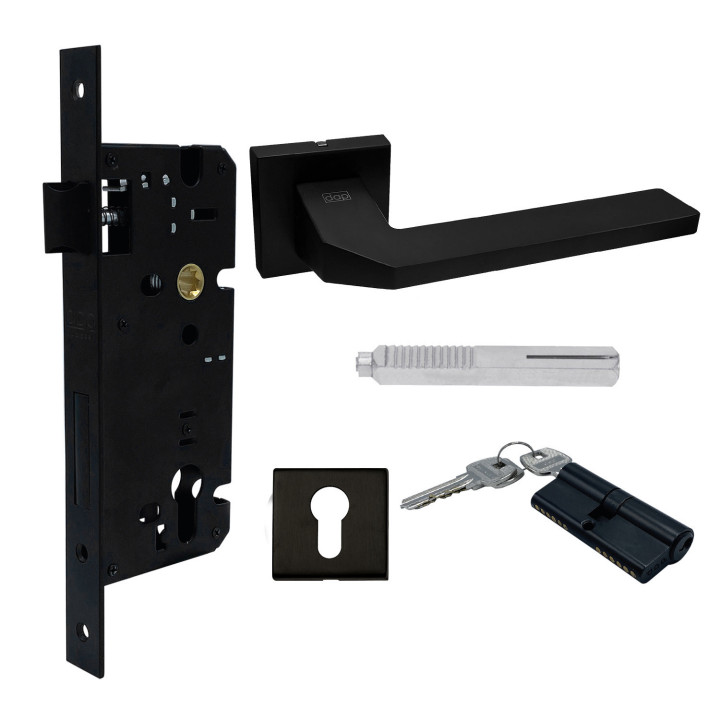 KIT BJ79222 NEGRO ACCESO + BISAGRAS NEGRAS