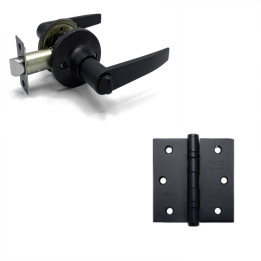 KIT NEGRO FORTUS DORMITORIO 815 + BISAGRAS