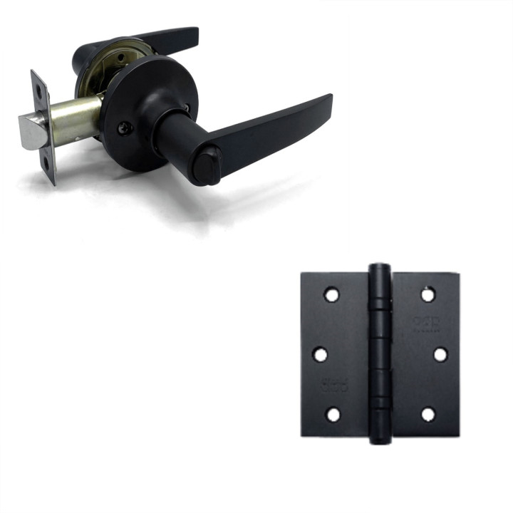 KIT NEGRO FORTUS DORMITORIO 815 + BISAGRAS