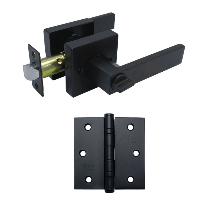 KIT NEGRO DAP BAÑO 1803 + BISAGRAS