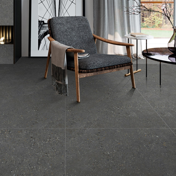 GRES PORCELANICO FRAMMENTI GRAFITO