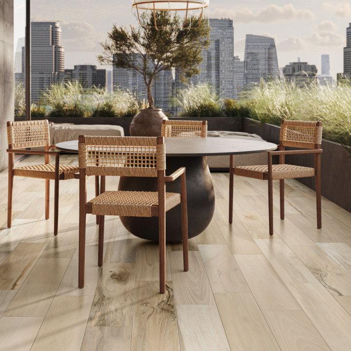 PORCELANATO MADERA WOODDESING LIGHT WALNUT