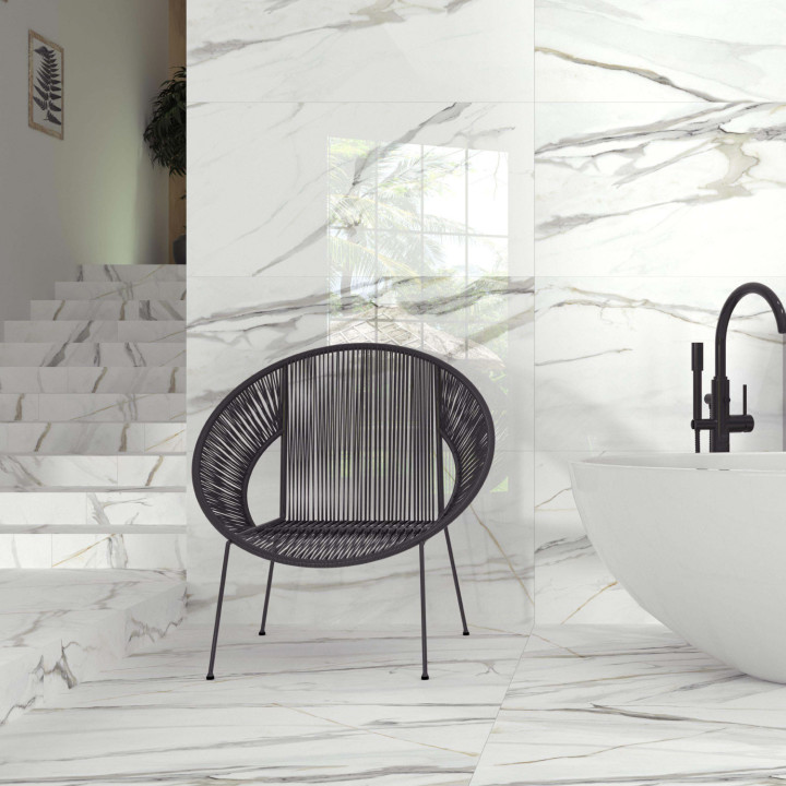 PORCELANATO MARMOL PULIDO EMPORIO CALACATTA