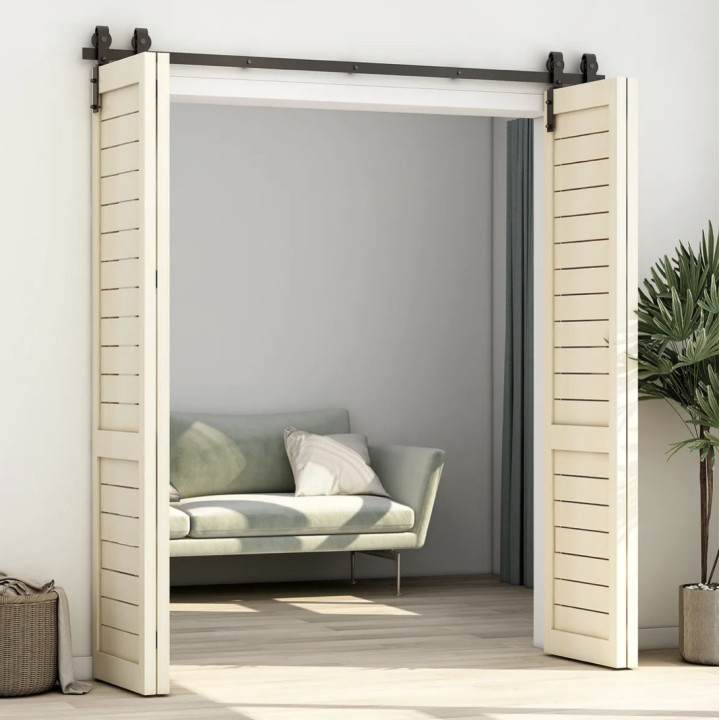 SET PUERTA PLEGABLE (GRANERO) BDH-A30 MADERA NEGRO