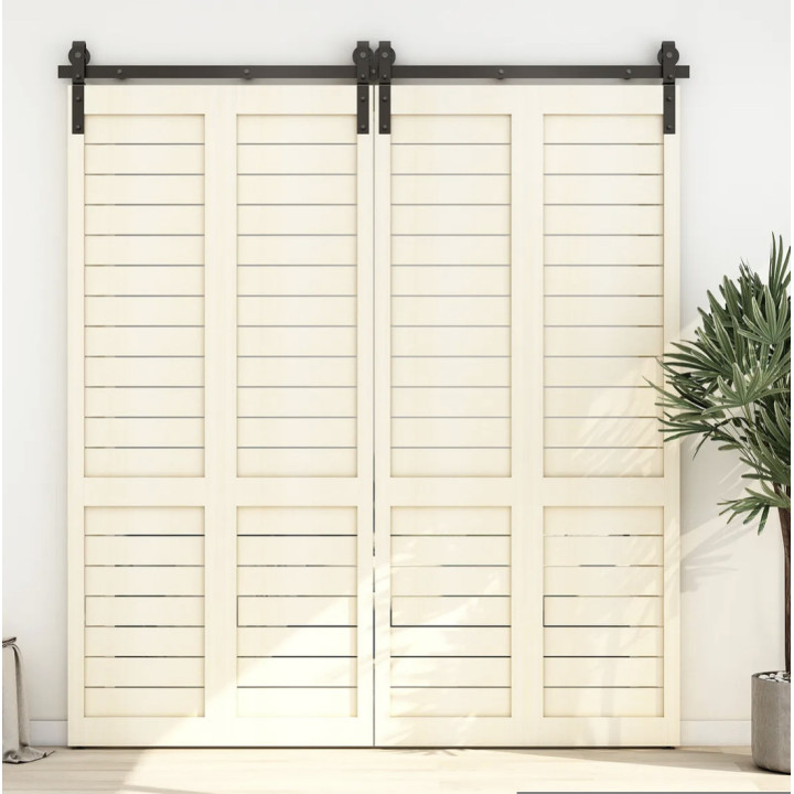 SET PUERTA PLEGABLE (GRANERO) BDH-A30 MADERA NEGRO