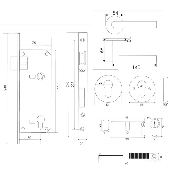 KIT 2816/5085 GRAFITO ACCESO