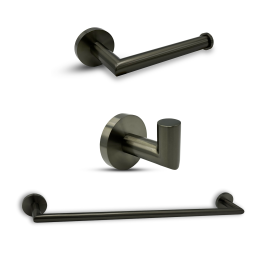 SET DAP BAÑO SIMPLE GRAFITO