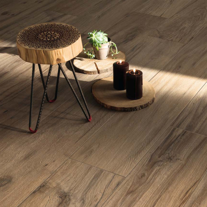 PORCELANATO MADERA VENICE ROVERE OSCURO 26,5X180
