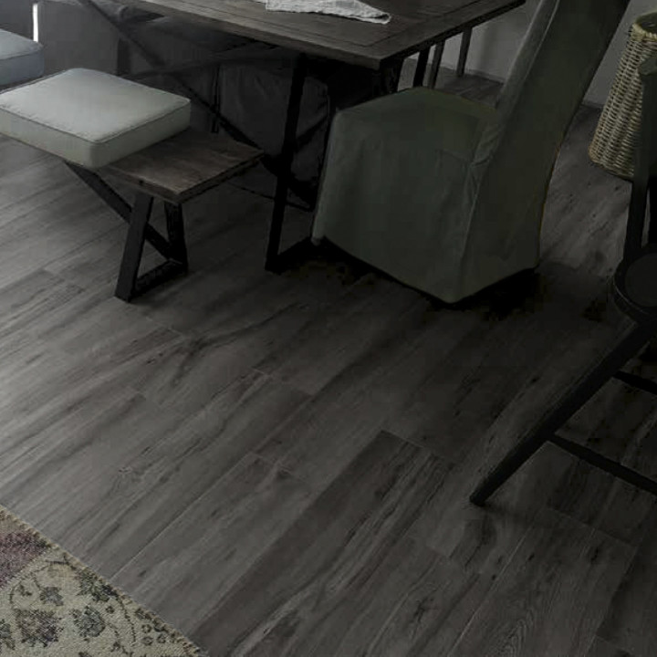 PORCELANATO MADERA EBANO CENIZA 20X120