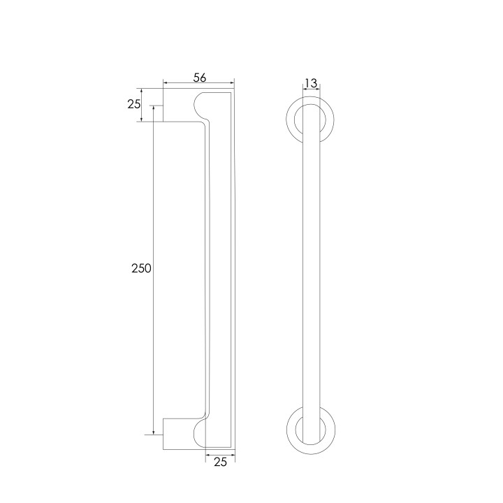 MANILLON 300-34 250 MM INOX